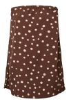Pieces - Top - Mokka Bandeau Top - Coffee Quartz Dots