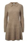 Y.A.S - Kjole - Molly LS Knit Dress - EX - Fungi Melange