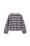Noella - Bluse - N-Merryll Knit - Delissa Grey Stripe