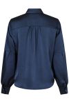 Neo Noir - Skjorte - Naja Satin Shirt - Midnight Blue