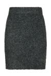 Neo Noir - Nederdel - Naria Fluffy Knit Skirt - Antracit