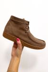 Nature - Sko - Emma Suede WR w. Tonal Sole - Warm Grey
