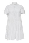 JDY - Kjole - Naya S/S Shirt Dress - Cloud Dancer