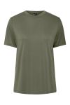 Pieces - T-shirt - Anora SS Tee - Deep Lichen Green