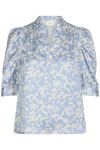 Neo Noir - Bluse - Roella Graphic Fade Blouse - Light Blue