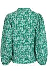 Neo Noir - Bluse - Anett Ikat Flower Blouse - Green