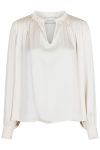 Neo Noir - Bluse - Lucie Satin Blouse - Off White