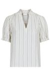Neo Noir - Bluse - Odesa Stripe Blouse - Off White