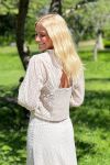 Neo Noir - Bluse - Rivoli Wave Blouse - Ivory