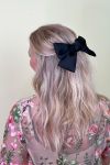Neo Noir - Hårspænde - Bow Hair Clip - Black