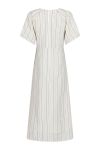 Neo Noir - Kjole - Bomba Stripe Dress - Off White