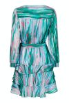 Neo Noir - Kjole - Dennie Blurred Stripe Dress - Green