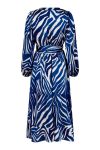 Neo Noir - Kjole - Louise Wave Line Dress - Blue
