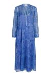 Neo Noir - Kjole - Nobis Swirl Mix Dress - Blue 