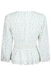 Neo Noir - Bluse - Mirala Fine Flower Blouse - White