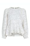 Neo Noir - Bluse - Rizzo Sequins Blouse - Ivory