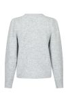 Neo Noir - Cardigan - Nuna Knit Cardigan - Light Grey Melange