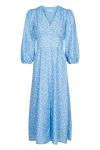 Neo Noir - Kjole - Olana Cloud Flower Dress - Light Blue