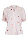 Neo Noir - Skjorte - Savy Strawberry Blouse - Light Pink