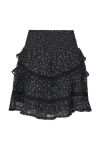 Neo Noir - Nederdel - Donna Mini Rose Skirt - Black