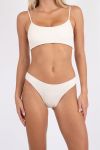 Neo Noir - Badetøj - Skin Sand Crepe Bikini Brief - Ivory