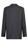 Neo Noir - Blazer - Gaby Fall Pinstripe Blazer - Antracit Melange