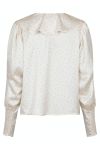 Neo Noir - Bluse - Sandie Mini Dot Blouse - Creme