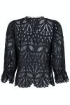 Neo Noir - Bluse - Adela Embroidery Blouse - Black
