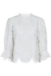 Neo Noir - Bluse - Adela Embroidery Blouse - Off White