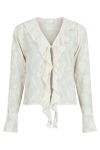 Neo Noir - Bluse - Anika Burnout Blouse - Off White