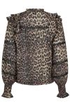 Neo Noir - Bluse - Aurika Leo Voile Blouse - Leopard