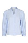 Neo Noir - Skjorte - Barba Stripe Blouse - Light Blue