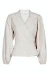 Neo Noir - Bluse - Bellia Summer Stripe Blouse - Natural
