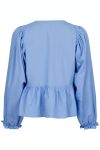 Neo Noir - Bluse - Bessie C Poplin Blouse - Light Blue