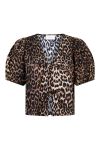 Neo Noir - Bluse - Bianca Leo Blouse - Leopard 