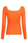 Neo Noir - Bluse - Corine Knit Blouse - Orange
