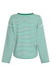 Neo Noir - Bluse - Enna Stripe Knit Blouse - Green
