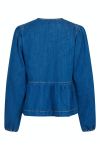 Neo Noir - Bluse - Esmée D Blouse - Vintage Blue