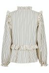 Neo Noir - Bluse - Hawaii Stripe Blouse - Creme