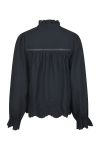 Neo Noir - Bluse - Heline Emb Blouse - Navy