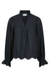 Neo Noir - Bluse - Heline Emb Blouse - Navy
