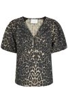 Neo Noir - Bluse - Irina Leo Blouse - Leopard