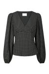 Neo Noir - Bluse - Jane Dot Blouse - Black