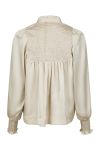 Neo Noir - Bluse - Jill Smooth Satin Blouse - Champagne