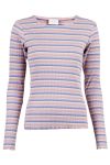 Neo Noir - Bluse - Jose Rib Blouse - Lavender