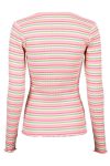 Neo Noir - Bluse - Jose Rib Blouse - Pink
