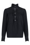 Neo Noir - Bluse - Justine Denim Shirt - Black