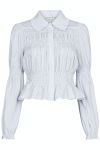Neo Noir - Skjorte - Kella Stripe Smock Shirt - White
