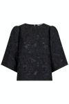 Neo Noir - Bluse - Lava Brocade Blouse - Black