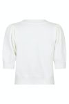 Neo Noir - Bluse - Maia Soft Pearl Knit Tee - Off White